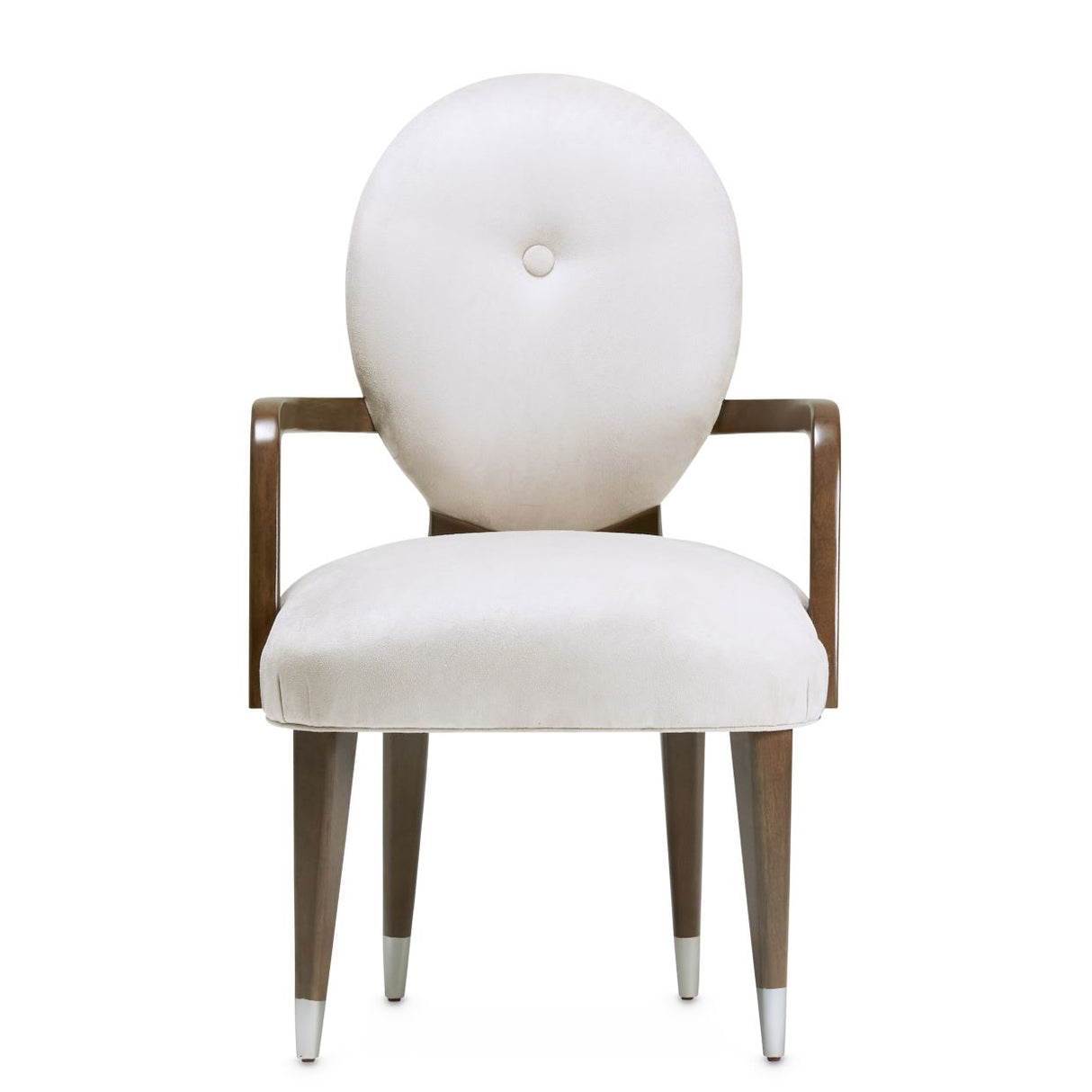 Roxbury Park Slate Dining Arm Chair from Michael Amini - Luna Furniture