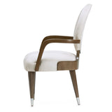 Roxbury Park Slate Dining Arm Chair from Michael Amini - Luna Furniture