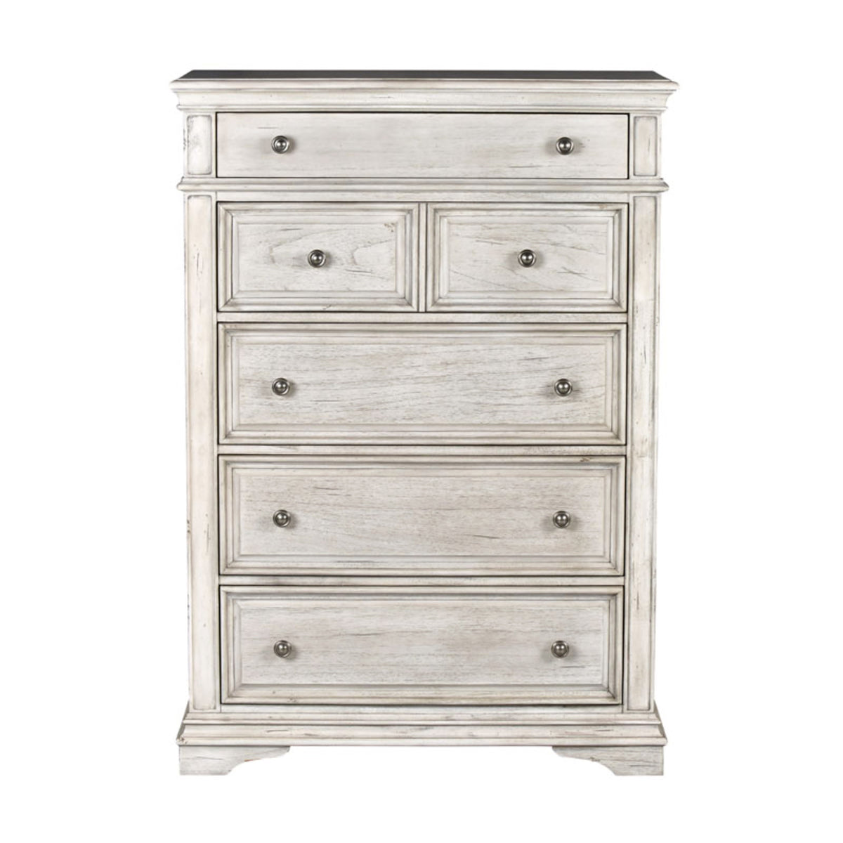 Highland Park Cathedral White Chest from Steve Silver - Luna Furniture