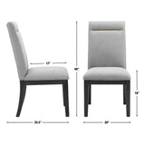 Yves Charcoal/Gray Dining Room Set from Steve Silver - Luna Furniture