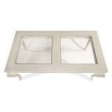 Hollywood Swank Pearl Caviar Rectangular Dining Table from Michael Amini - Luna Furniture