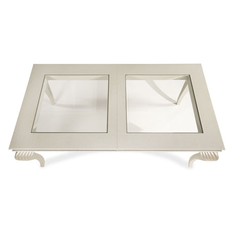 Hollywood Swank Pearl Caviar Rectangular Dining Table from Michael Amini - Luna Furniture