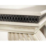 Hollywood Swank Pearl Caviar Rectangular Dining Table from Michael Amini - Luna Furniture