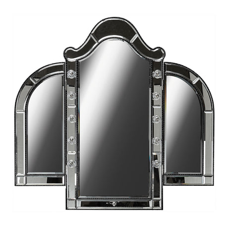 Hollywood Swank Black Iguana Vanity Mirror from Michael Amini - Luna Furniture