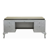 Hollywood Swank Pearl Caviar Desk from Michael Amini - Luna Furniture