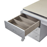 Hollywood Swank Pearl Caviar Desk from Michael Amini - Luna Furniture