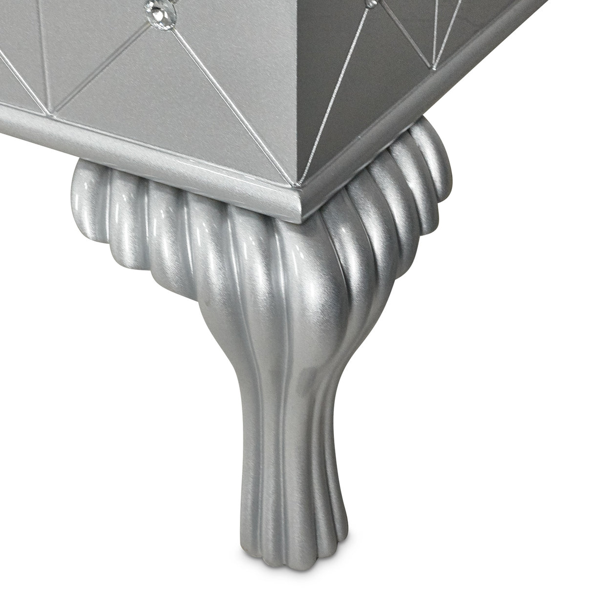 Hollywood Swank Pearl Caviar Desk from Michael Amini - Luna Furniture