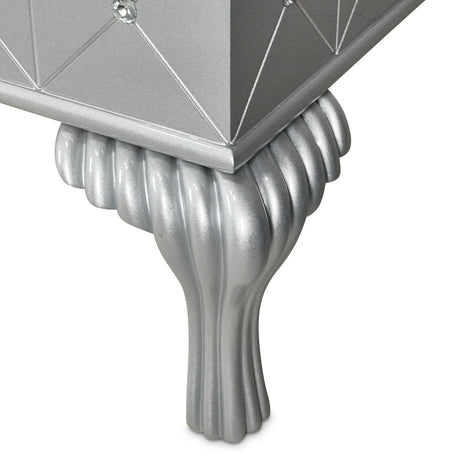 Hollywood Swank Pearl Caviar Desk from Michael Amini - Luna Furniture