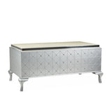 Hollywood Swank Pearl Caviar Desk from Michael Amini - Luna Furniture
