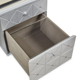 Hollywood Swank Pearl Caviar Desk from Michael Amini - Luna Furniture