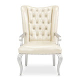 Hollywood Swank Creamy Pearl Desk Chair from Michael Amini - Luna Furniture