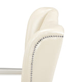 Hollywood Swank Creamy Pearl Desk Chair from Michael Amini - Luna Furniture