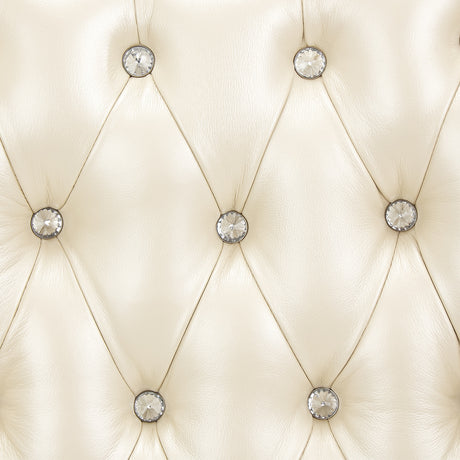 Hollywood Swank Creamy Pearl Desk Chair from Michael Amini - Luna Furniture