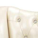 Hollywood Swank Creamy Pearl Desk Chair from Michael Amini - Luna Furniture