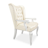 Hollywood Swank Creamy Pearl Desk Chair from Michael Amini - Luna Furniture