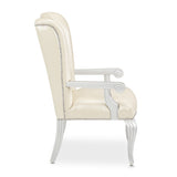 Hollywood Swank Creamy Pearl Desk Chair from Michael Amini - Luna Furniture