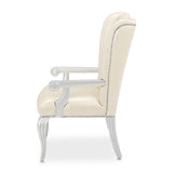 Hollywood Swank Creamy Pearl Desk Chair from Michael Amini - Luna Furniture