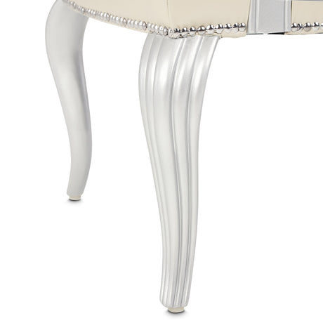 Hollywood Swank Creamy Pearl Desk Chair from Michael Amini - Luna Furniture