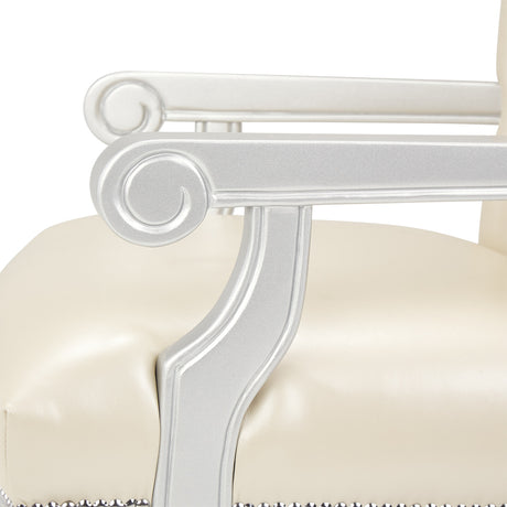 Hollywood Swank Creamy Pearl Desk Chair from Michael Amini - Luna Furniture