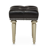 Hollywood Swank Platinum Vanity Bench from Michael Amini - Luna Furniture
