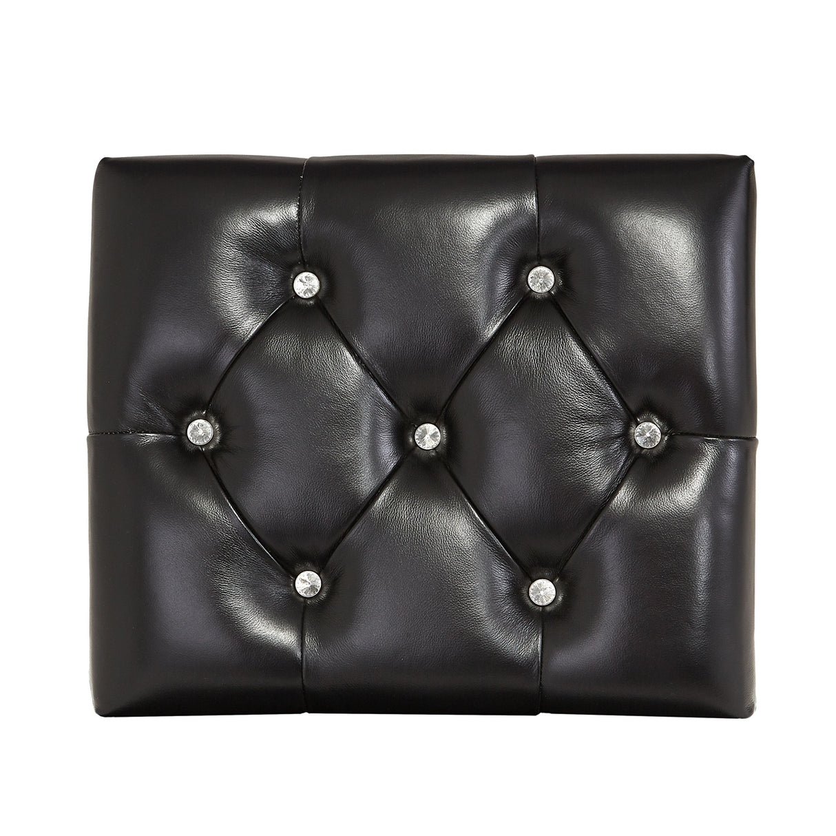 Hollywood Swank Platinum Vanity Bench from Michael Amini - Luna Furniture