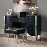 Hollywood Swank Platinum Vanity Bench from Michael Amini - Luna Furniture