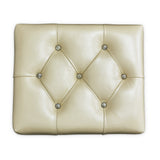 Hollywood Swank Creamy Pearl Vanity Bench from Michael Amini - Luna Furniture