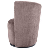 Nueva Blush Upholstered Swivel Chair Curved Backrest from Coaster - Luna Furniture
