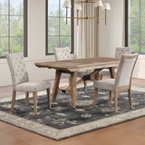 Riverdale Oatmeal/Driftwood Trestle Dining Room Set from Steve Silver - Luna Furniture