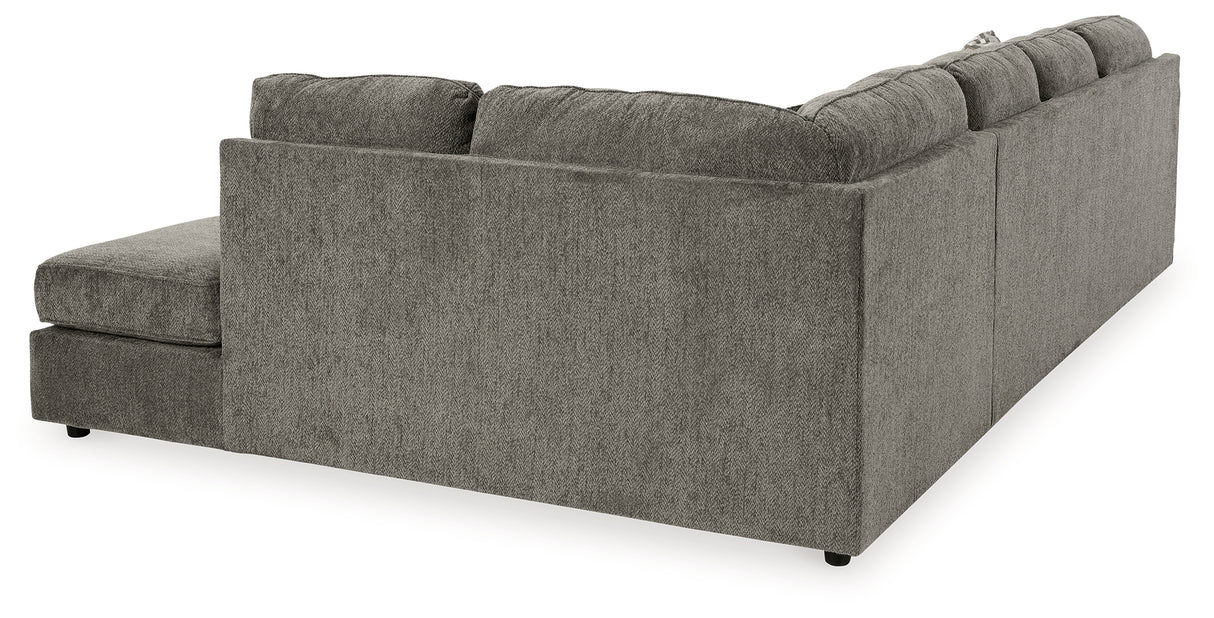 O'Phannon Putty 2-Piece Sectional with Ottoman from Ashley - Luna Furniture