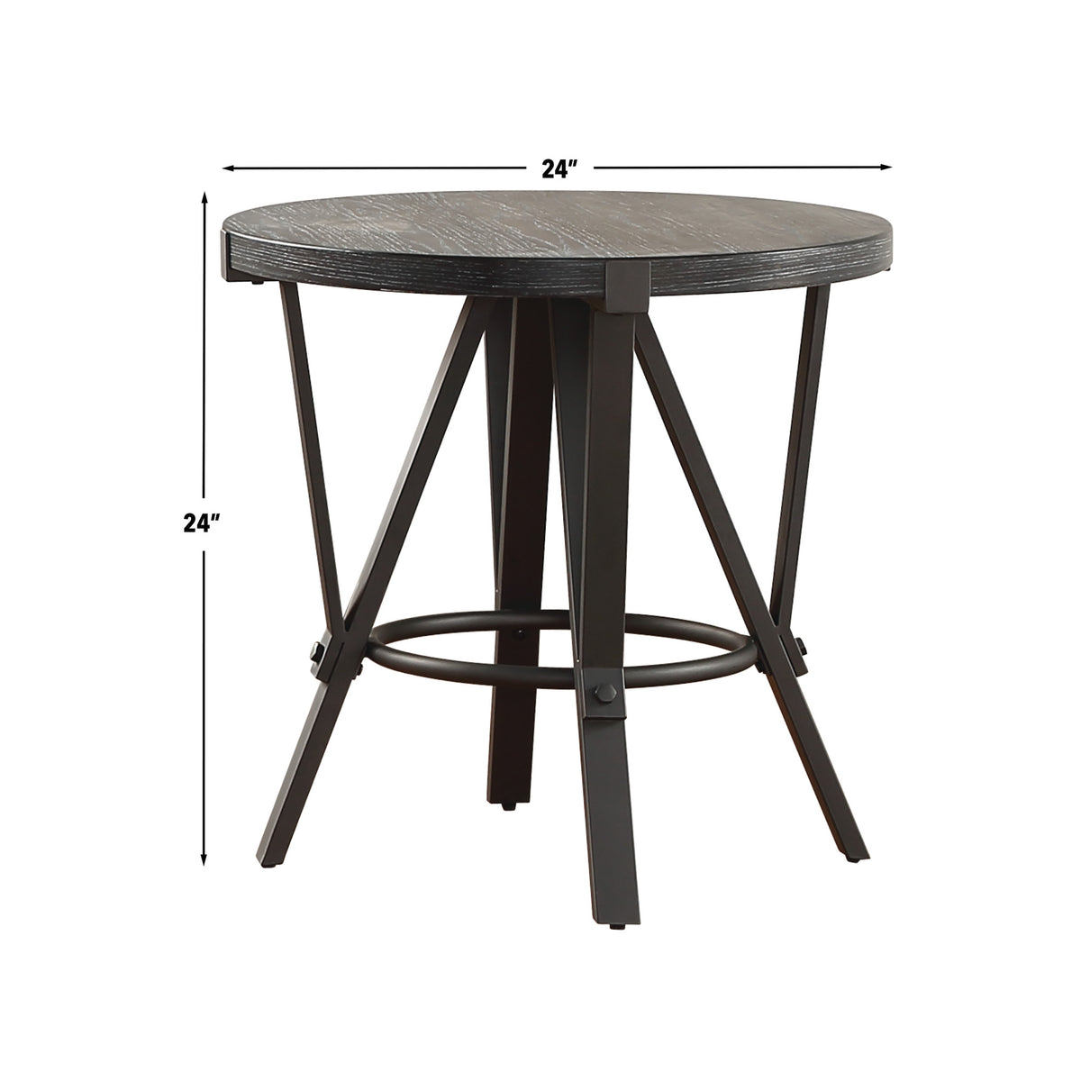Portland Gray End Table from Steve Silver - Luna Furniture