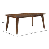 Canton Mocha 72" Solid Wood Dining Table from Steve Silver - Luna Furniture