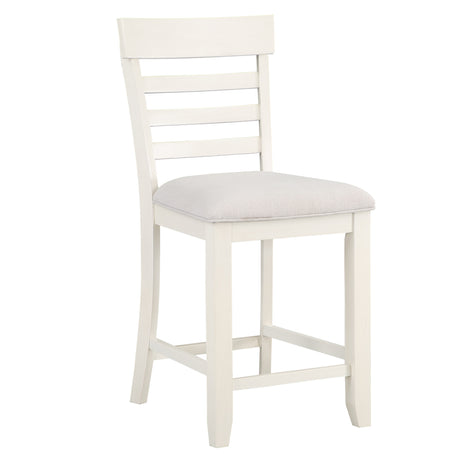 Hyland Cream 24″ Counter Stool, Brown, Set of 2 from Steve Silver - Luna Furniture