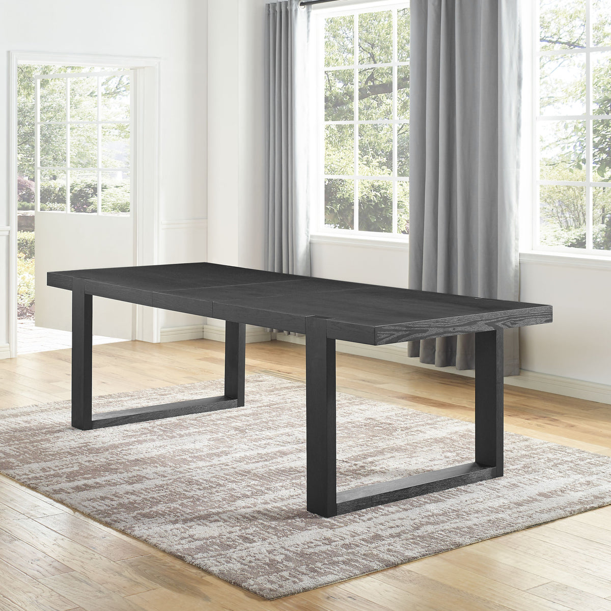 Yves Black/Gray 9-Piece Dining Room Set from Steve Silver - Luna Furniture