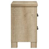 Oakglen Weathered Oak 2-Drawer Nightstand from Coaster - Luna Furniture