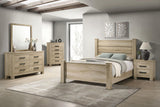 Oakglen Weathered Oak 5-piece Eastern King Bedroom Set from Coaster - Luna Furniture