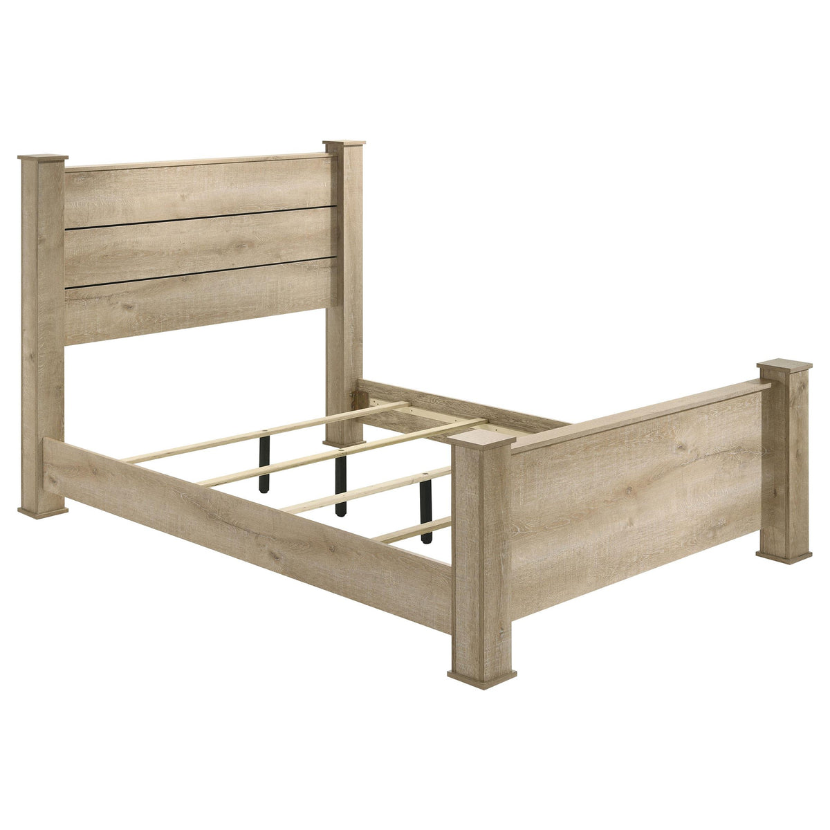 Oakglen Weathered Oak 5-piece Queen Bedroom Set from Coaster - Luna Furniture