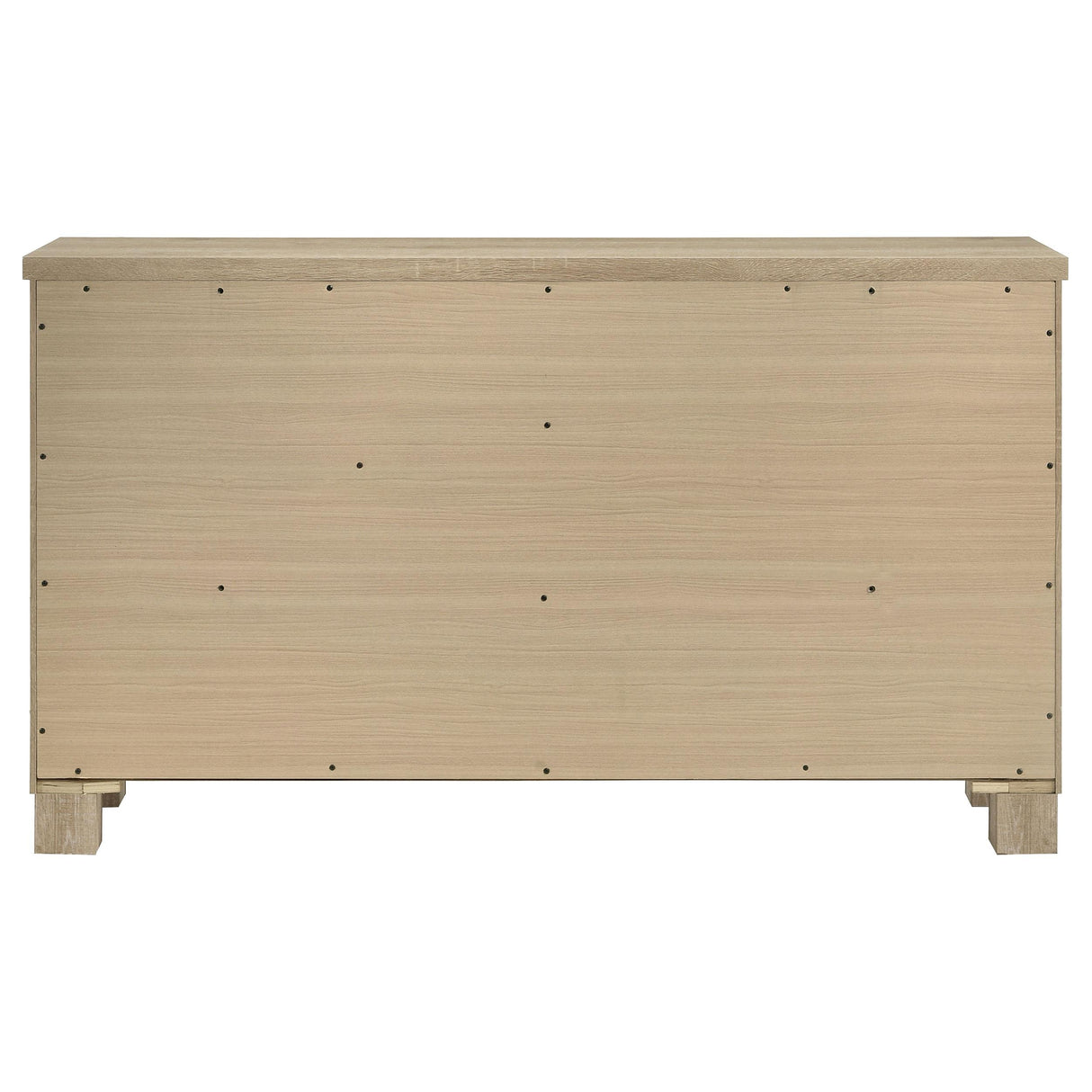 Oakglen Weathered Oak 6-Drawer Bedroom Dresser from Coaster - Luna Furniture
