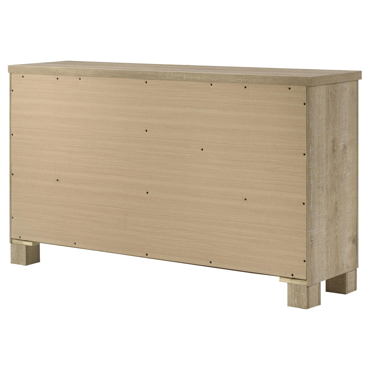Oakglen Weathered Oak 6-Drawer Bedroom Dresser from Coaster - Luna Furniture