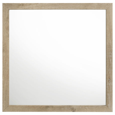 Oakglen Dresser Mirror Weathered Oak (Mirror Only) from Coaster - Luna Furniture