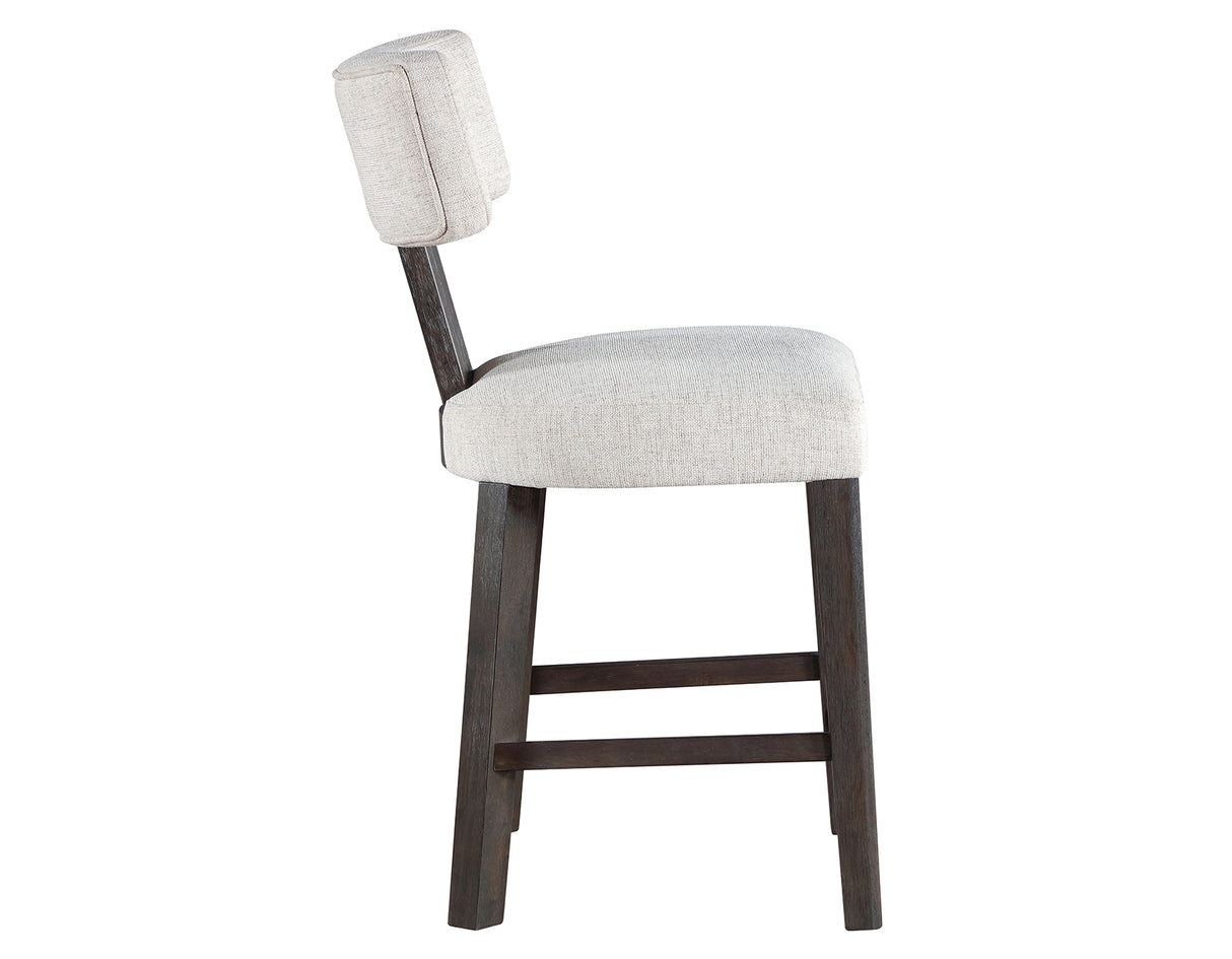 Oakley Charcoal Brown Counter Height Chair, Set of 2 from Steve Silver - Luna Furniture