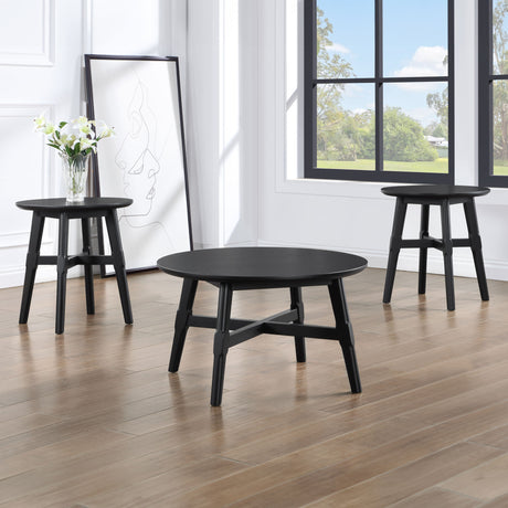 Oslo Coffee Table, Black from Steve Silver - Luna Furniture