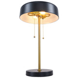 Obni Table Lamp with Black outer and White inner from Ashcroft Furniture - Luna Furniture