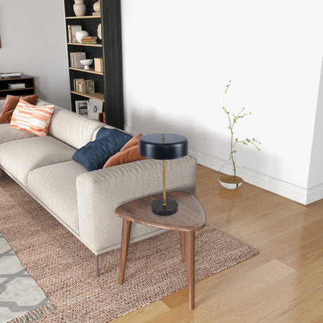 Obni Table Lamp with Black outer and White inner from Ashcroft Furniture - Luna Furniture