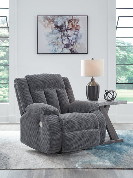 Observation Steel Power Recliner from Ashley - Luna Furniture