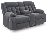 Observation Steel Power Reclining Loveseat with Console from Ashley - Luna Furniture