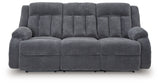 Observation Steel Power Reclining Sofa with Drop Down Table from Ashley - Luna Furniture