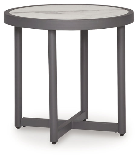 Ocean Beach Gray Outdoor End Table from Ashley Furniture - Luna Furniture