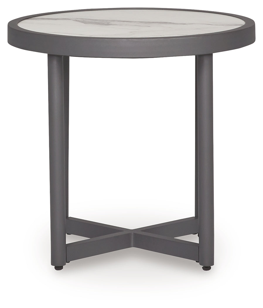 Ocean Beach Gray Outdoor End Table from Ashley - Luna Furniture