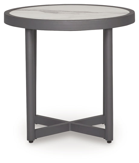 Ocean Beach Gray Outdoor End Table from Ashley Furniture - Luna Furniture